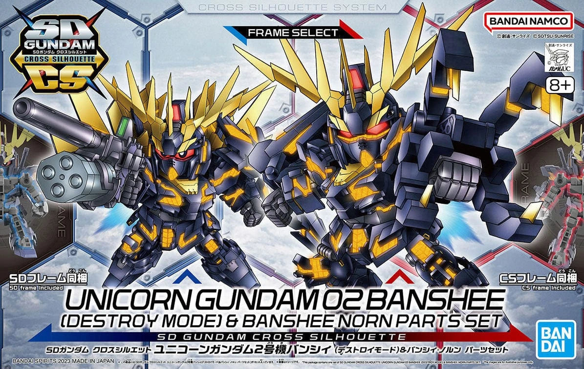Plamod SDCS 'Unicorn Gundam 02 Banshee/Banshee Norn (Destroy Mode)' Model Kit