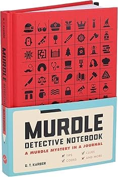 RAINCOAST BOOKS Murdle Detective Notebook - A Murder Mystery in a Journal