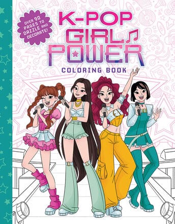 RAINCOAST BOOKS K-POP Girl Power Coloring Book