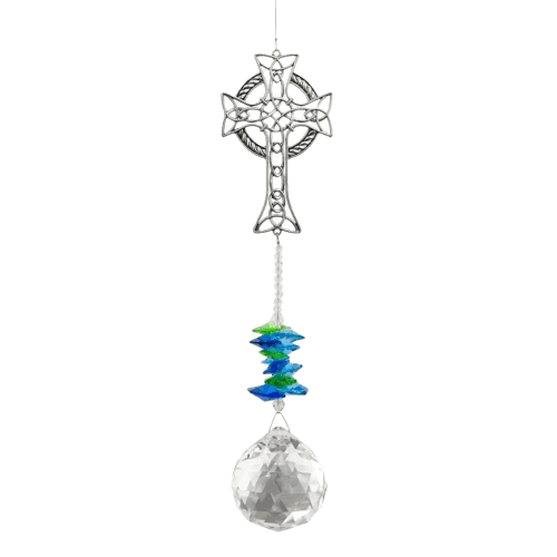 The Lair Celtic Cross Eternity Crystal Wishing Threads
