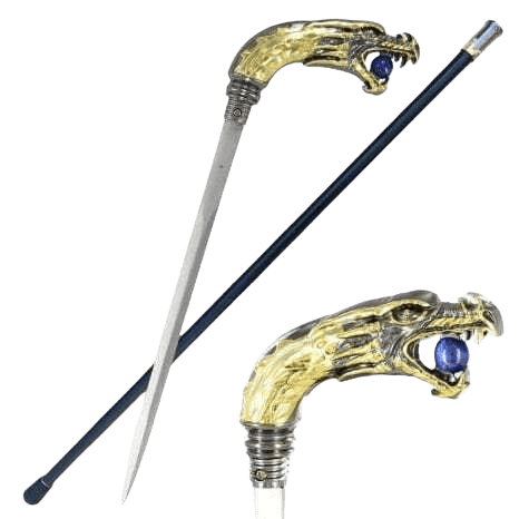 The Lair Classical Fatal Glance Basilisk Sword Cane