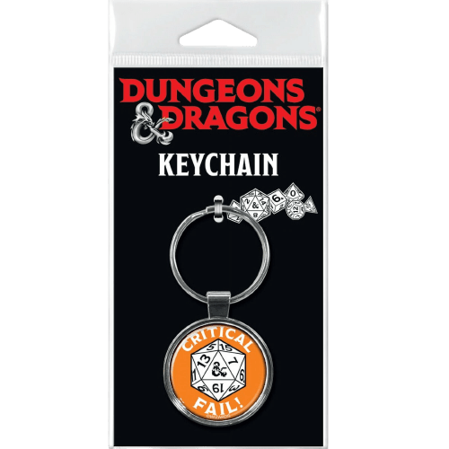 The Lair Critical Fail! Dungeons & Dragons Keychains