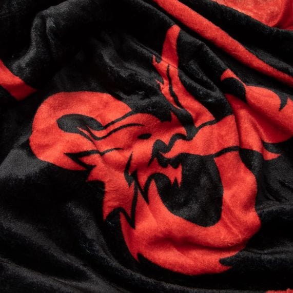 The Lair Dungeons & Dragons D20 Shaped Throw Blanket