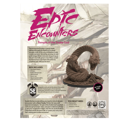 The Lair Dungeons & Dragons Epic Encounters: Temple of the Snake God