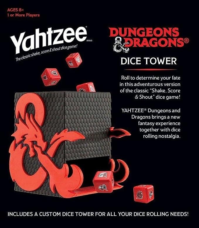 The Lair Dungeons & Dragons Yahtzee Dice Tower