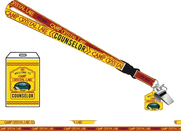 The Lair Friday The 13th: Camp Crystal Counselor Lanyard