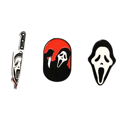 The Lair Ghost Face Variety 3pk Enamel Pins