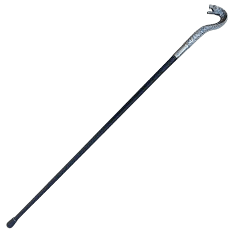 The Lair Gunmetal Cobra Cane-Sword