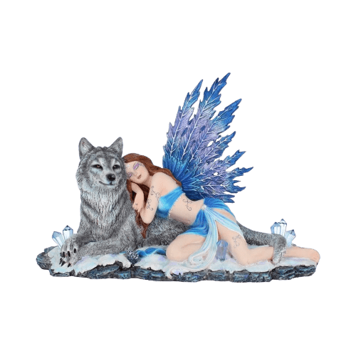 The Lair Lupiana Fairy With Wolf