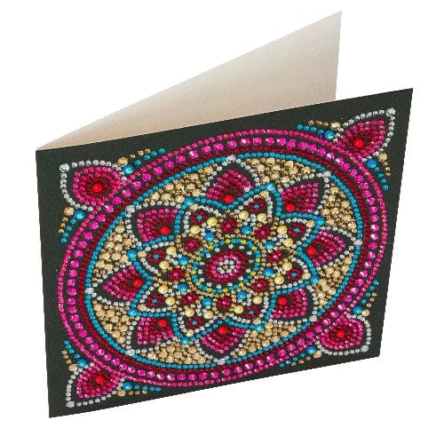 The Lair "Mandala" DIY Crystal Art Card Kit