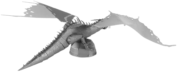 The Lair Metal Earth Harry Potter Gringott's Dragon Metal Model