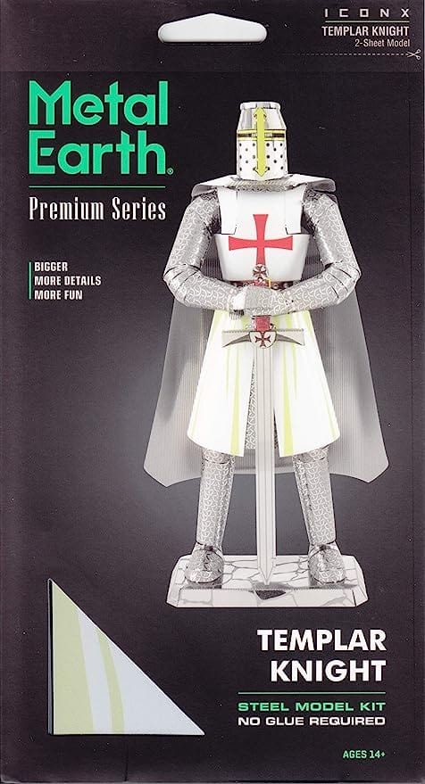 The Lair Metal Earth Templar Knight Metal Model