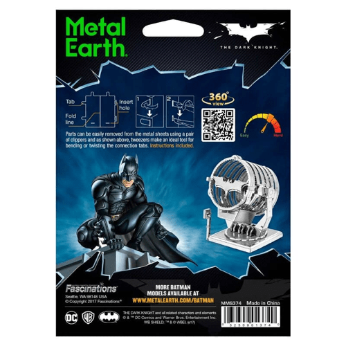 The Lair Metal Earth The Dark Knight Bat-Signal Metal Model
