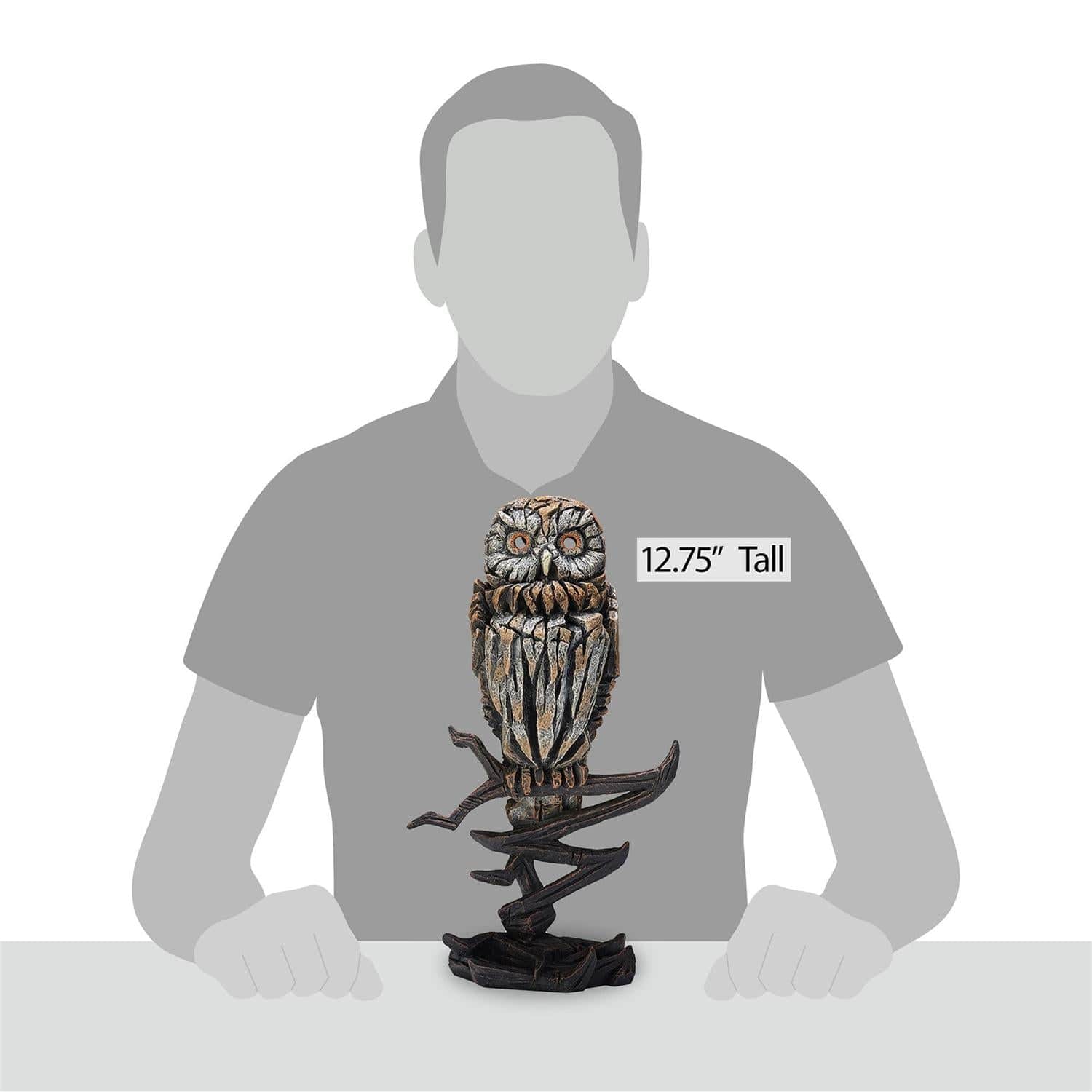 The Lair Owl Edge Sculpture