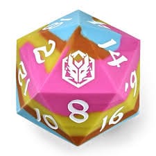 The Lair Radiant Whispers 55mm Chonk SIlicon Dice