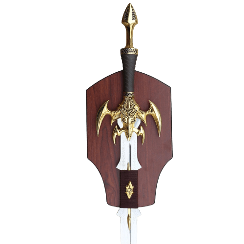 The Lair Soul Devourer Gold Decorative Demon Sword With Display
