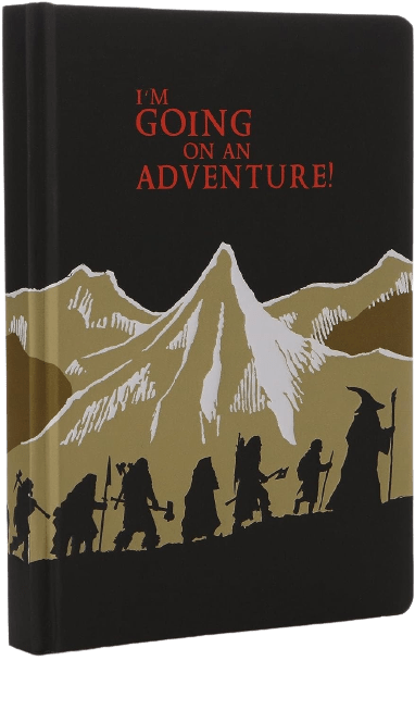 The Lair The Hobbit 'Going On An Adventure' A5 Notebook