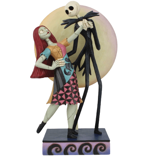 The Lair The Nightmare Before Christmas Jack and Sally figurine "A Moonlit Dance" by Jim Shore