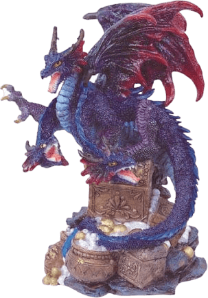 The Lair Three-Headed Dragon Figurine