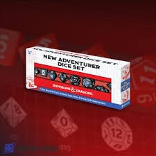 UNIVERSAL DISTRIBUTION DND New Adventurer Set Black Dice